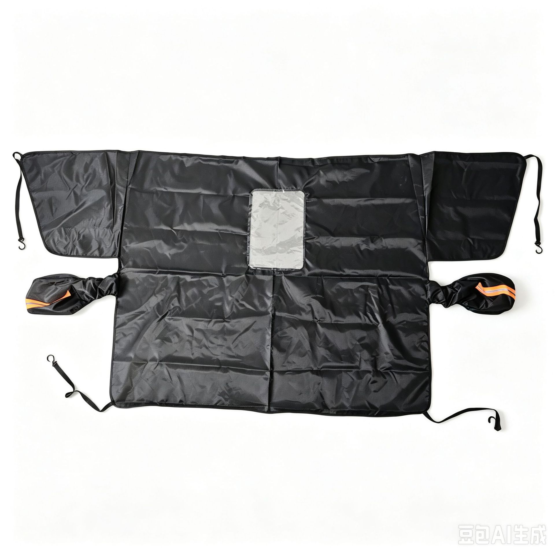 Thickened snow shield for cars, dustproof, frostproof, snowproof, sunproof, made of Oxford fabric, front windshield with camera visibility, car snow cover