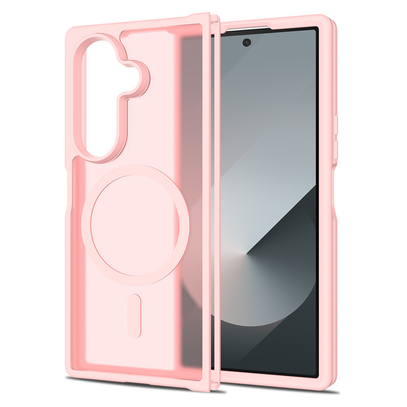サムスン Z Fold7 シルバーシールド磁気肌感触 Z Fold 6 保護カバー Z Flip 7 携帯電話ケースに適用可能な国境を越えた|undefined