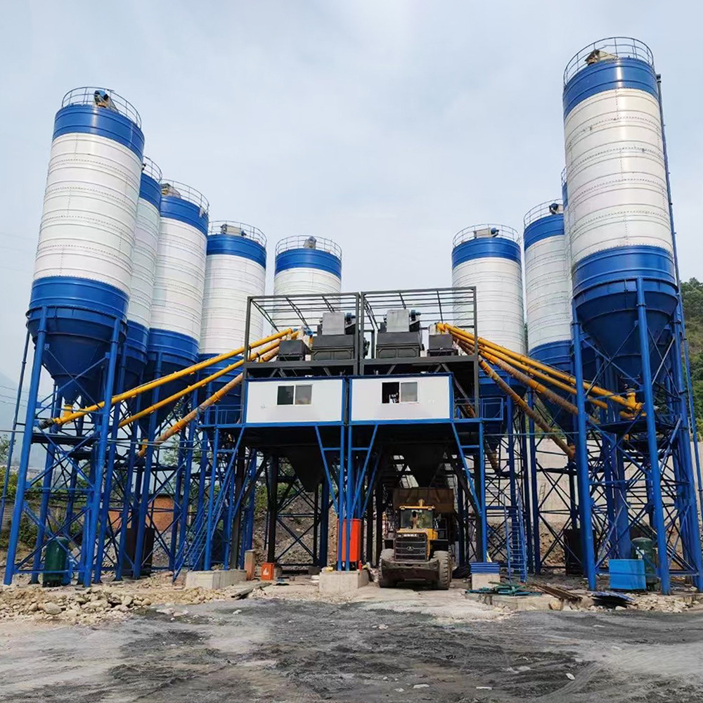 Depósito de la planta mezcladora de hormigón HZS