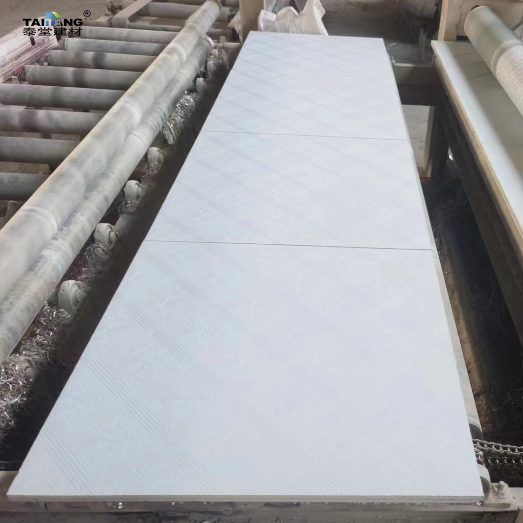 Decoración interior Baldosa Para Cielo Razo Plafond Pvc Techo de yeso