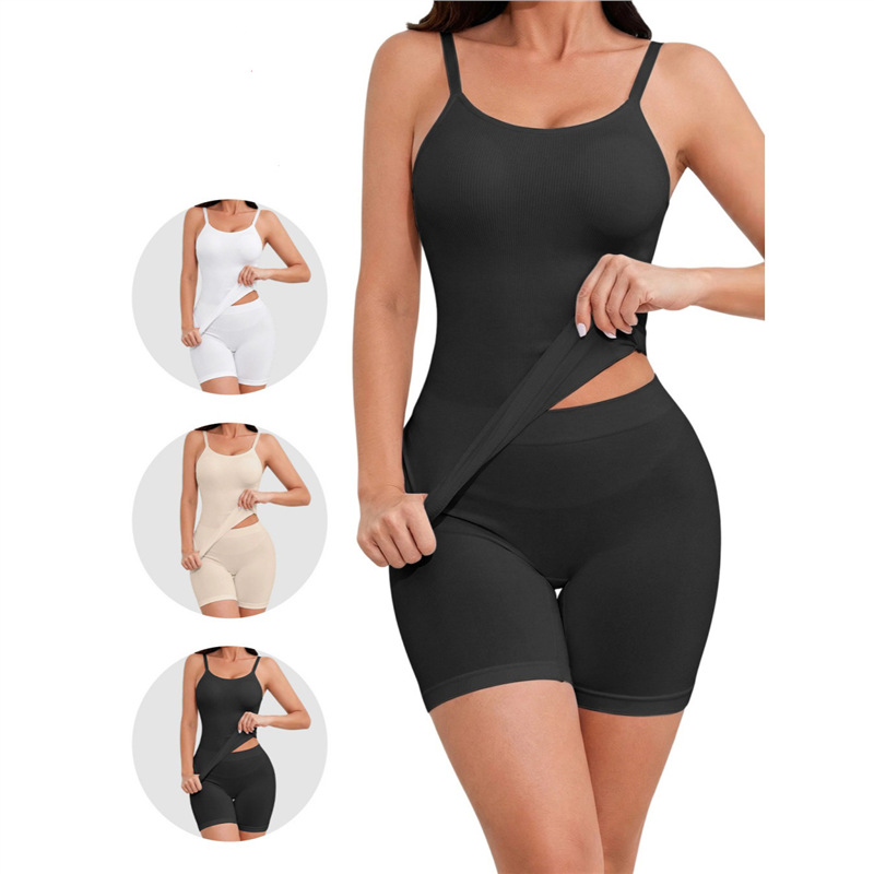 Conjunto Moldeador de Dos Piezas de Nylon, Sin Costuras y Levanta Glúteos image 5