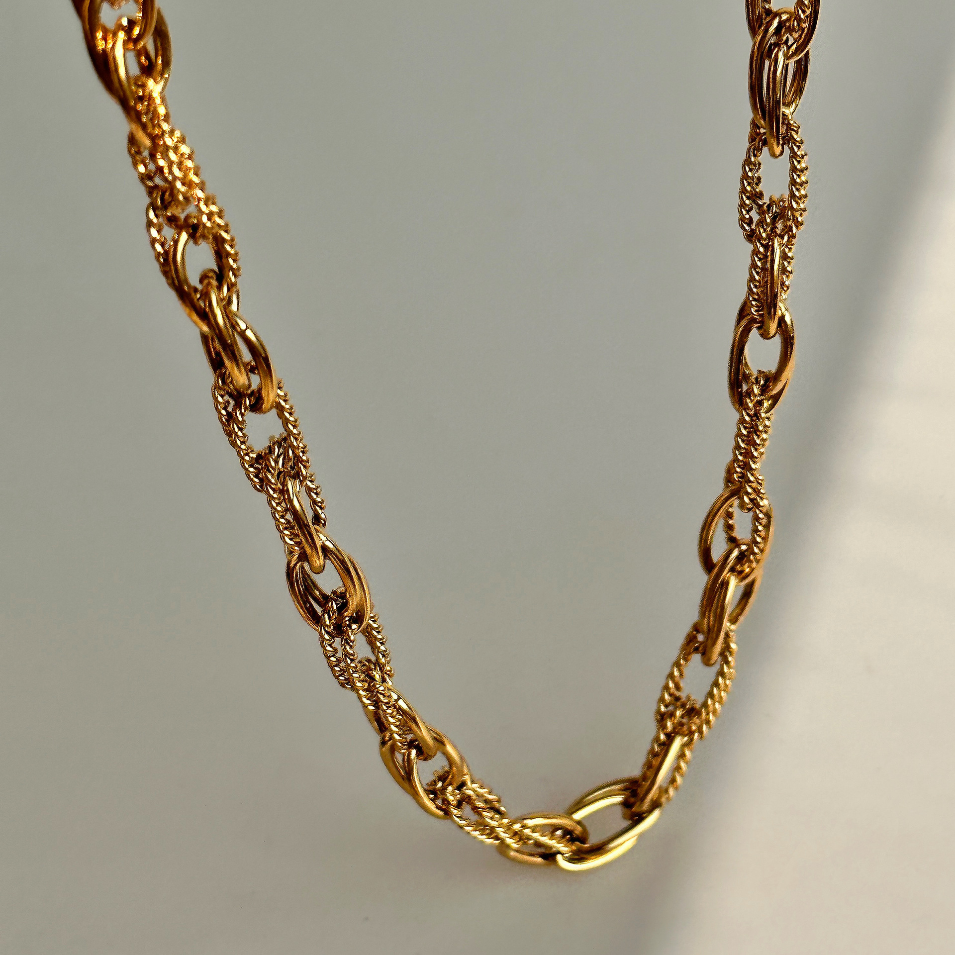 Women'S Gender Simple Style Solid Color Titanium Steel Plating Necklace