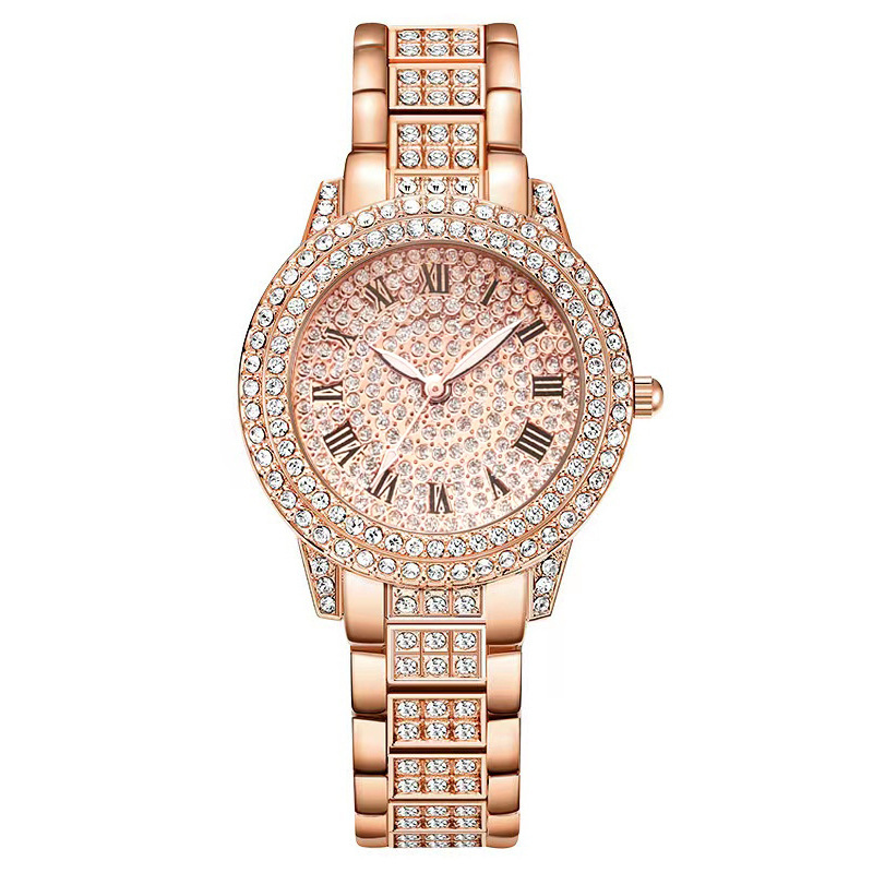 Cornucopia Full of Diamonds Fashionable Women's Watch Women's Watch Retro Roman Plate Watch Casual Quartz Watch Manufacturer Wholesale Cornucopia Full of Diamonds Fashionable Women's Watch Women's Watch Retro Roman Plate Watch Casual Quartz Watch Manufacturer Wholesale