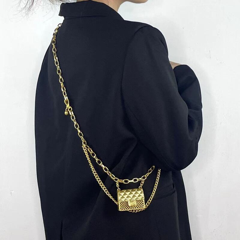 Crossbody Bag for Women, Lightweight, Small, Elegant Style, Metal Chain Small Bag Crossbody Bag for Women, Lightweight, Small, Elegant Style, Metal Chain Small Bag