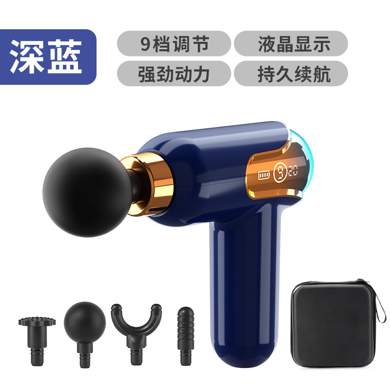 Mini筋膜ガン筋肉マッサージャーレディースクリエイティブポケットマシン経絡マッサージ器電動ミニ筋膜ガン|undefined