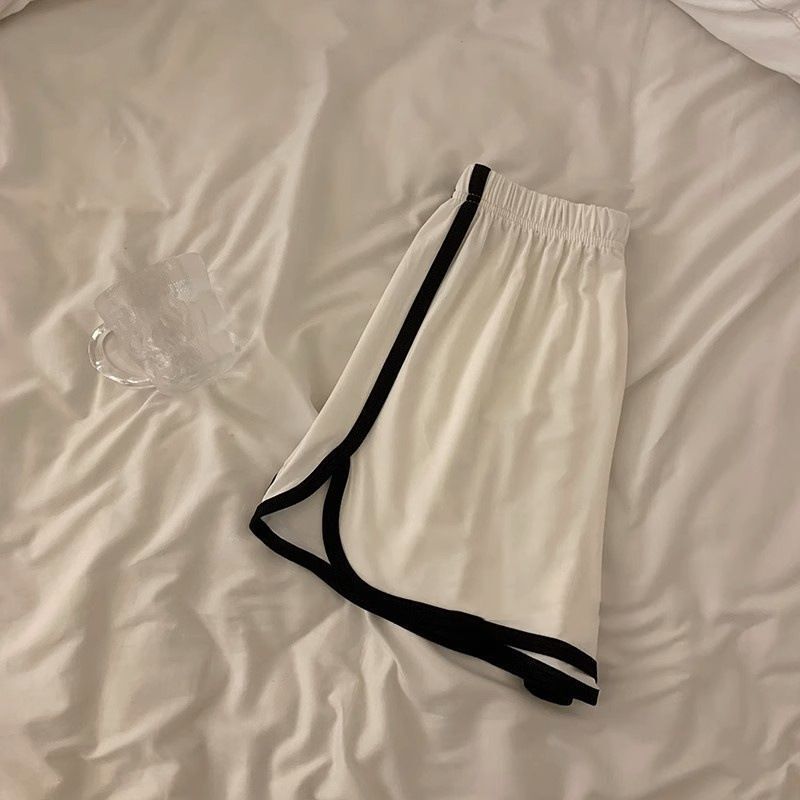 ins 韓国クールアイスシルクパジャマ女性の夏のキャミソール胸パッド付きシンプルな薄いスーツホーム服|undefined