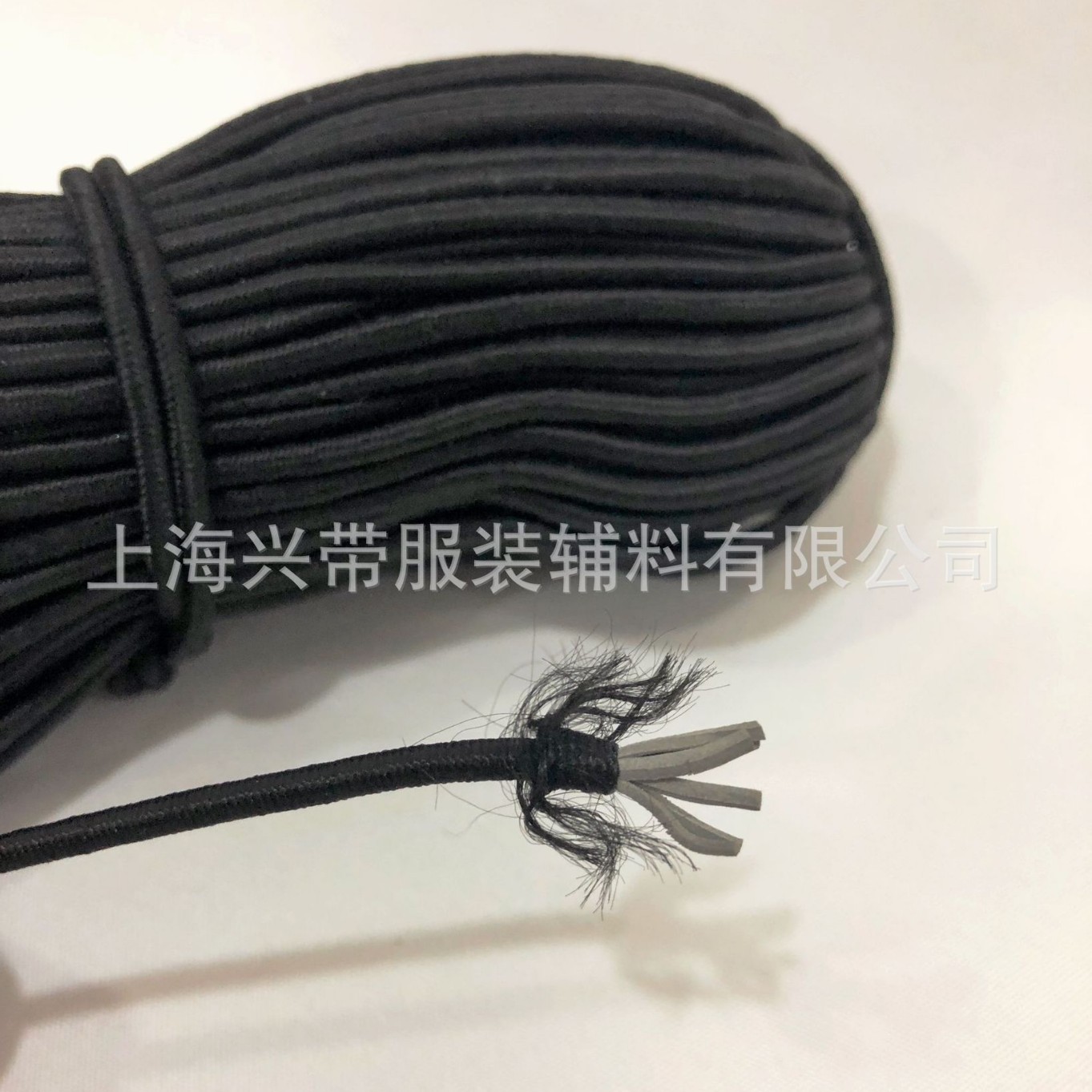 国产橡胶松紧弹力绳 吊牌弹力绳 束口松紧 橡筋绳 冲锋衣束口松紧