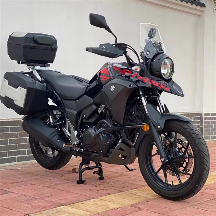 新款铃木DL250拉力越野摩托车骊驰GW250CC电喷双缸水冷旅行版街车