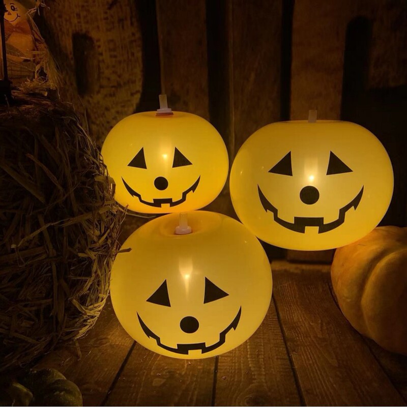 12インチハロウィーン風船美の海灯球カボチャ風船ラテックスパーティー装飾セットラテックス製品灯球|undefined