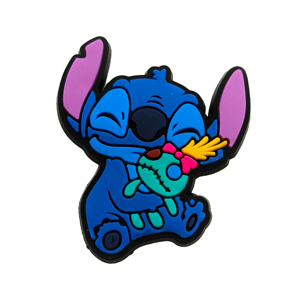 かわいい漫画スティッキシリーズ洞靴花pvcソフトガーデン靴diy装飾ボタン