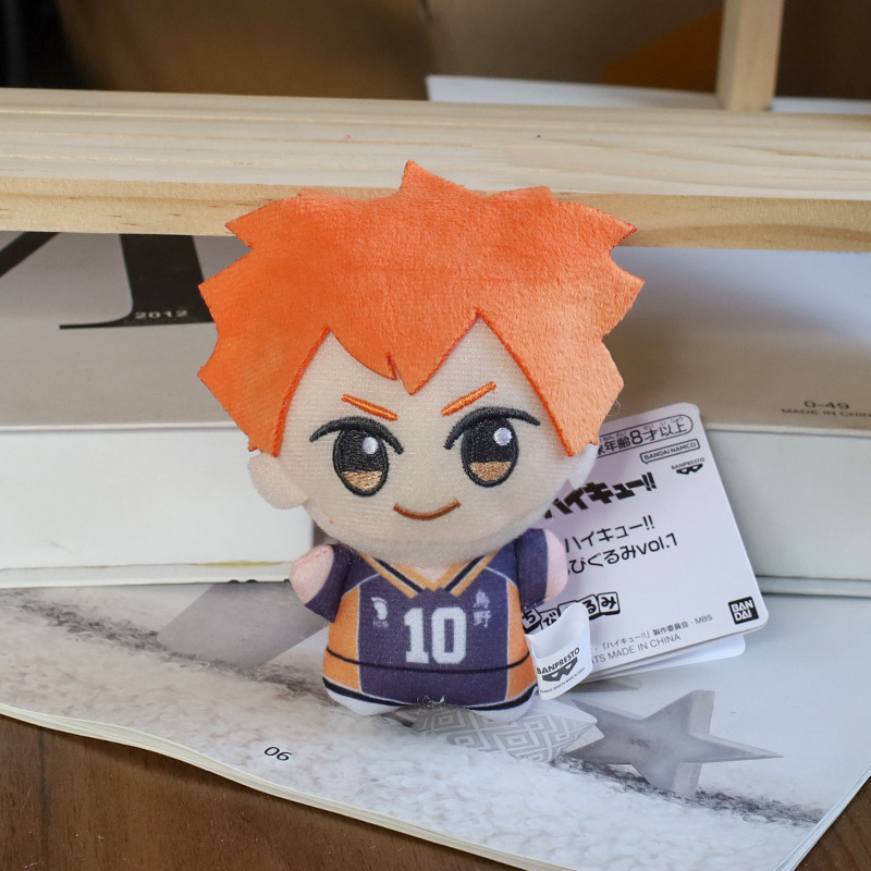ハイキュー!! バレーボール少年たちのぬいぐるみペンダント、アニメキャラクターフィギュア、バッグ飾り、キーホルダー、漫画風おもちゃ|undefined