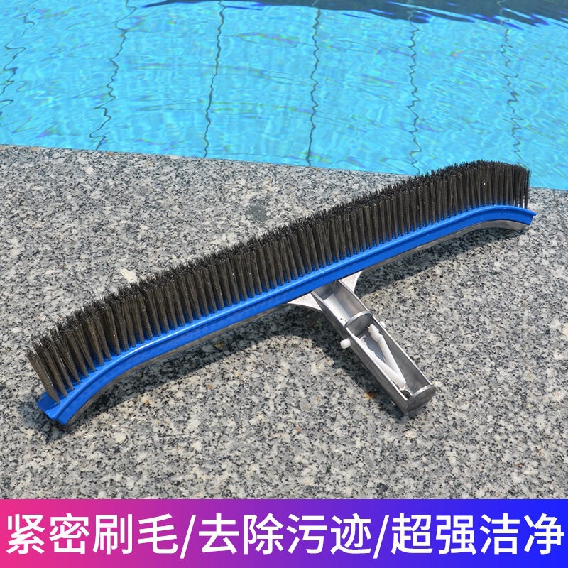 Guangzhou Yicheng Swimming Pool Stainless Steel Wire Brush 18inch Aluminum Handle Wire Brush Fish Pond Wall Brush Cleaning Brush Moss Brush Guangzhou Yicheng Swimming Pool Stainless Steel Wire Brush 18inch Aluminum Handle Wire Brush Fish Pond Wall Brush Cleaning Brush Moss Brush
