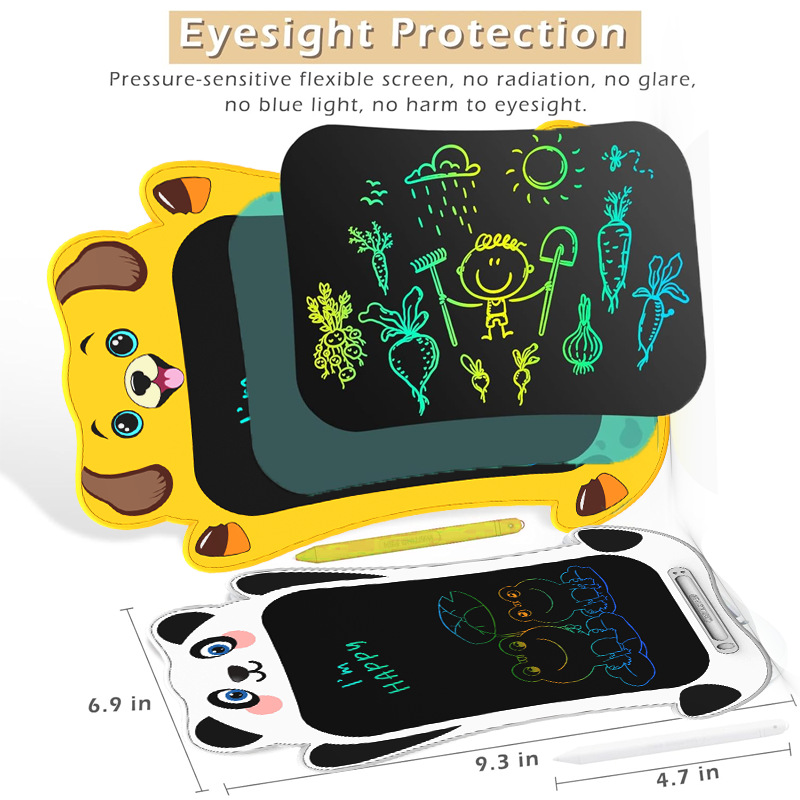 Tabla de escritura LCD para niños Tabla de dibujo LCD Tabla de escritura electrónica Pintura de graffiti Educación temprana Tabla negra transfronteriza