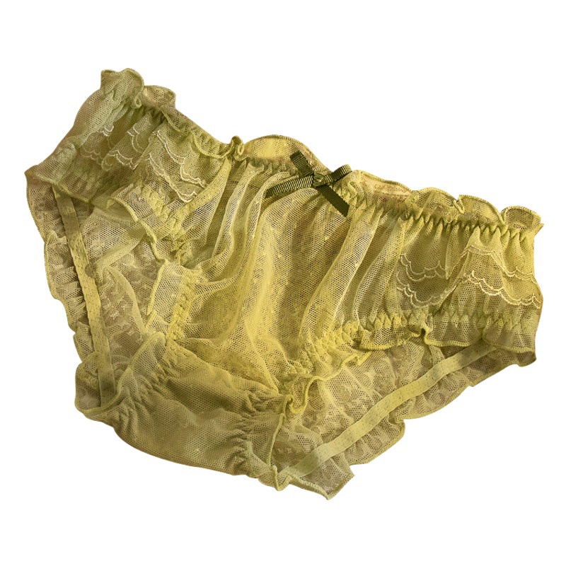 Japanese lace sexy large size ladies underwear cotton file 23XL200kg cotton file waist hip briefs