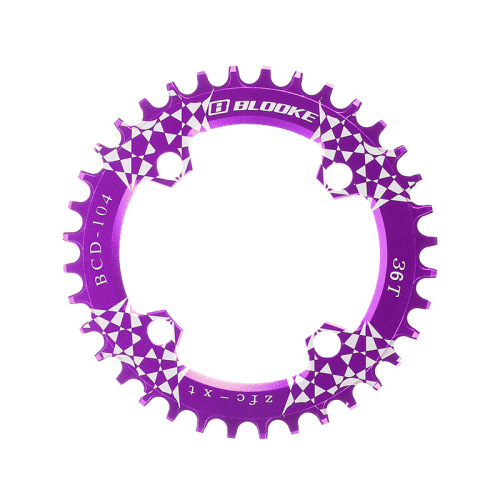 BLOOKE Single Speed Positive/Negative Sprocket BCD104 Mountain Bike Chainring Single Chainring 32T, 34T, 36T, 38T