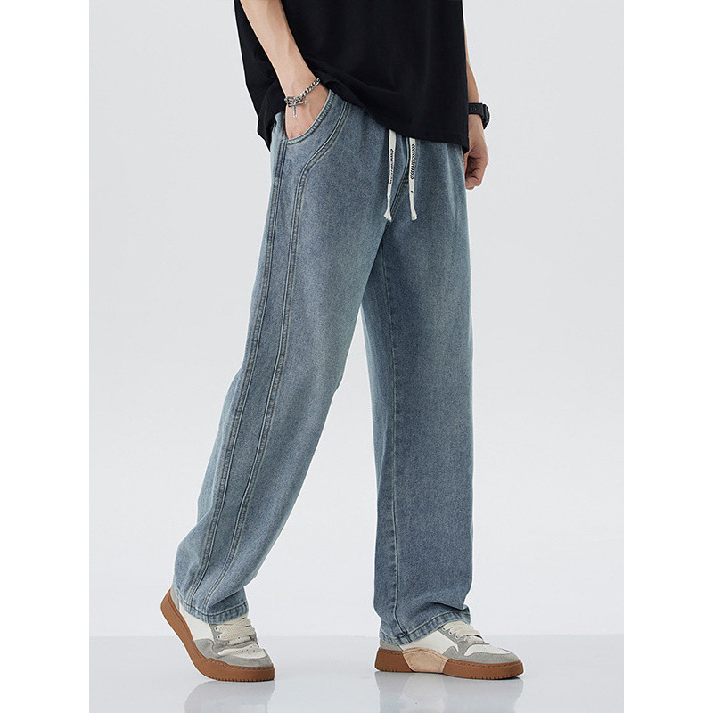 Retro spring light and thin jeans