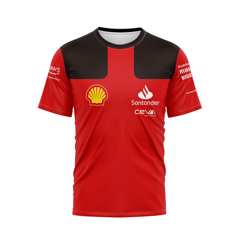 2023 new summer F1 racing Ferrari official website with short sleeve T-shirt sweatshirt cross-border supply 2023 new summer F1 racing Ferrari official website with short sleeve T-shirt sweatshirt cross-border supply
