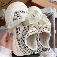 厚底面包小白鞋女百搭网红小众原创增高秋冬季2025新款休闲板鞋子