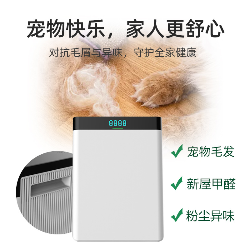 Air Purifier Household Formaldehyde Removal Artifact Consumable-Free Purifier Electrostatic Dust Collector Purifier Factory Direct Supply