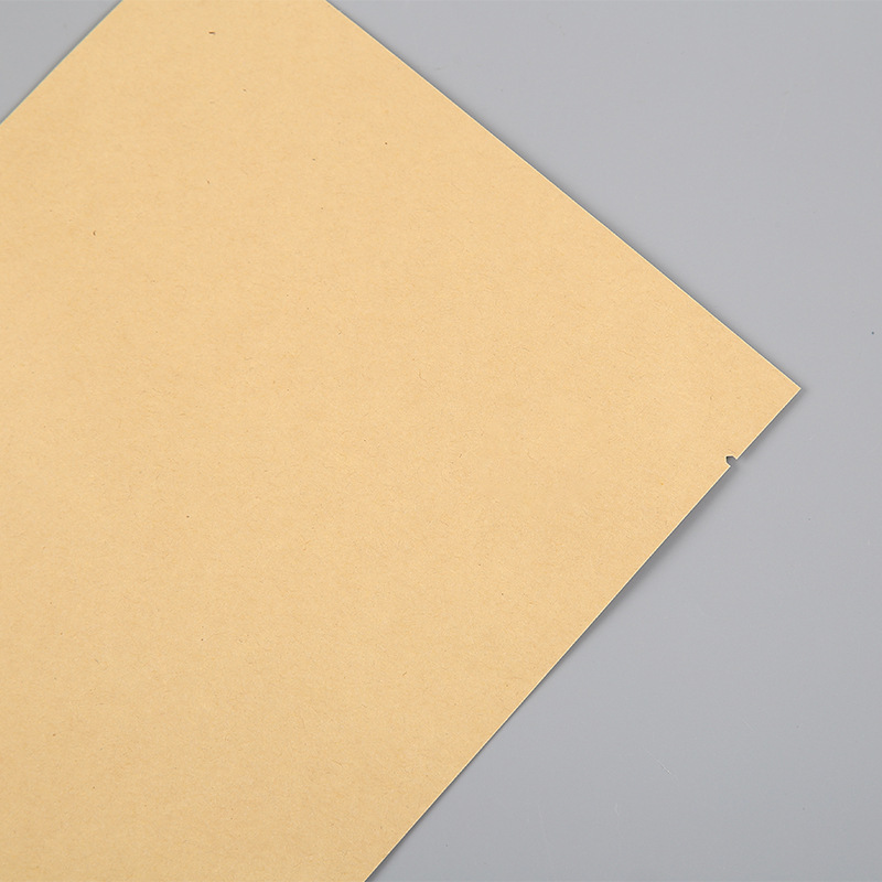 三边封牛皮纸袋批发内镀铝防潮密封茶叶坚果食品包装袋花茶零食袋