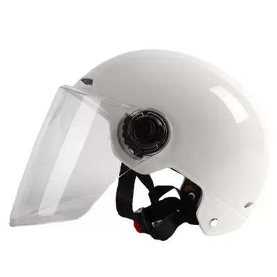 Motorcycle Safety Supplies All-Season Painted Fashionable Breathable - white-transparent-long-lens