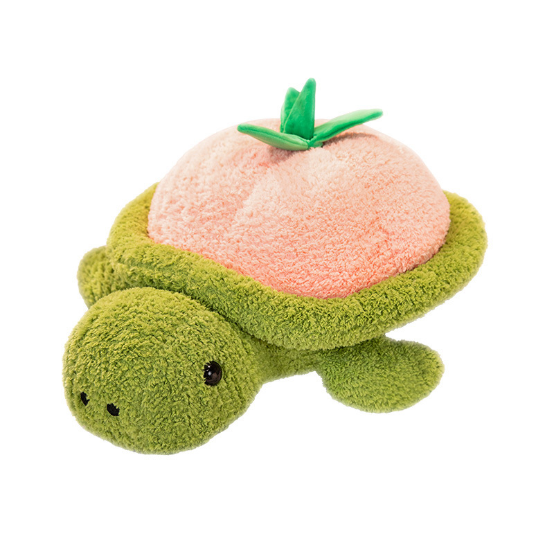 Piña tortuga muñeca verde piel tortuga muñeca tortuga almohada niña muñeca de trapo niños Linda pequeña tortuga de peluche de juguete