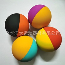 厂家直销6CM橡胶光面空心弹跳球迷你小篮球壁球免充气宠物玩具