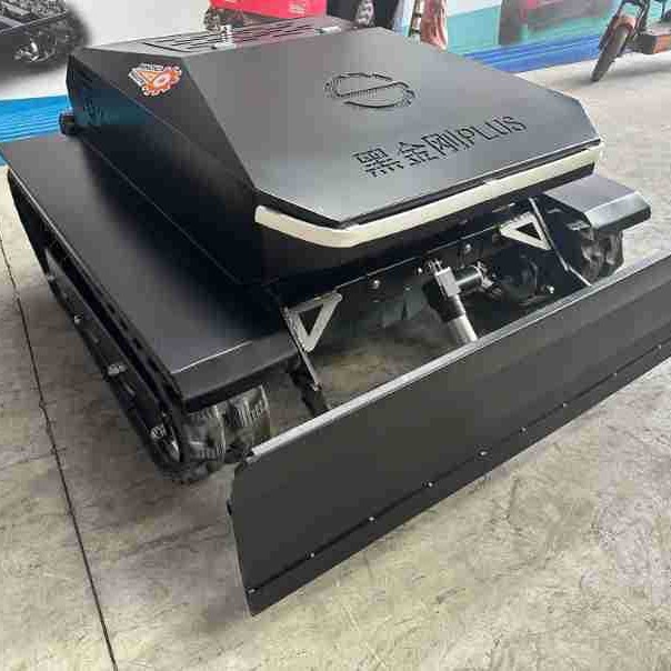 Pequeño robot de corte de césped, oruga inteligente, deshierbe y deshierbe, aceite híbrido eléctrico, pendiente pronunciada, patio de plantación agrícola