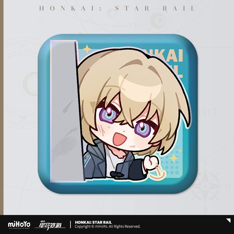 Коллекционный значок (Honkai: Star Rail) — персонаж, цветной картон на подложке, одиночный