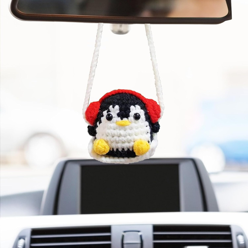 Cross-Border Amazon Doll Potted Plant Wool Handmade Crocheted Little Bee Car Pendant Decorative Rearview Mirror Finished Product Cross-Border Amazon Doll Potted Plant Wool Handmade Crocheted Little Bee Car Pendant Decorative Rearview Mirror Finished Product