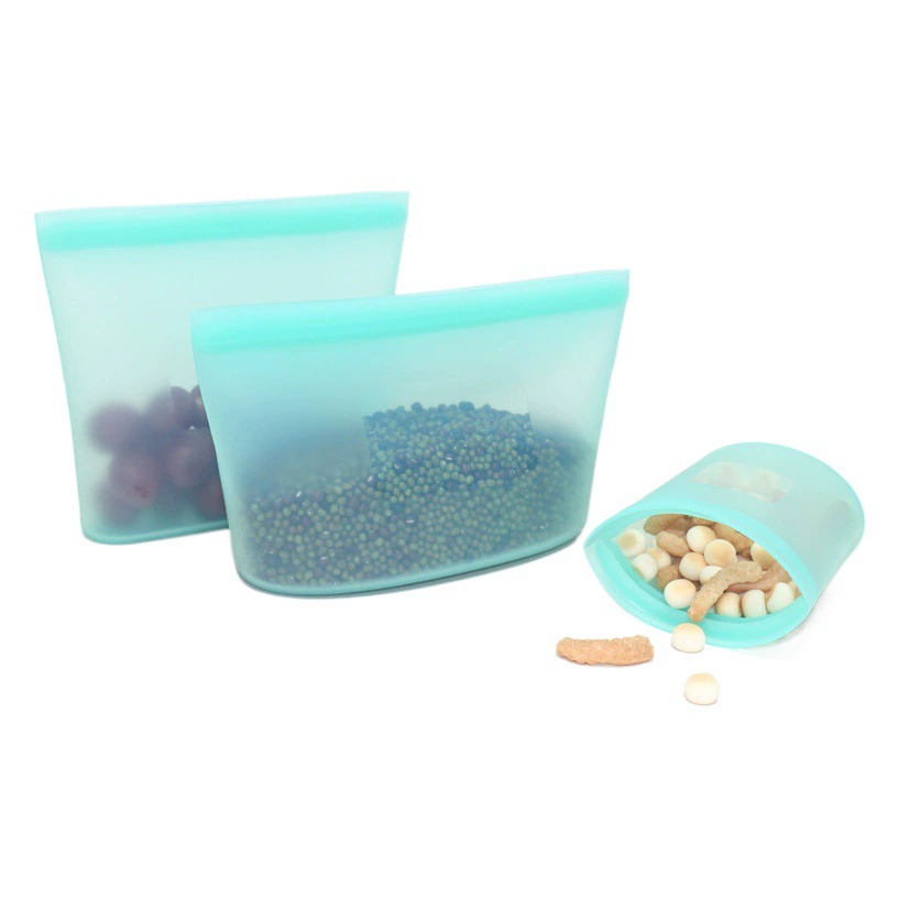 Трансграничная новая силиконовая сумка для хранения свежести, герметичная силиконовая сумка для пищевых продуктов, кухонный холодильник, охлаждаемая сумка для хранения свежести в наличии оптом