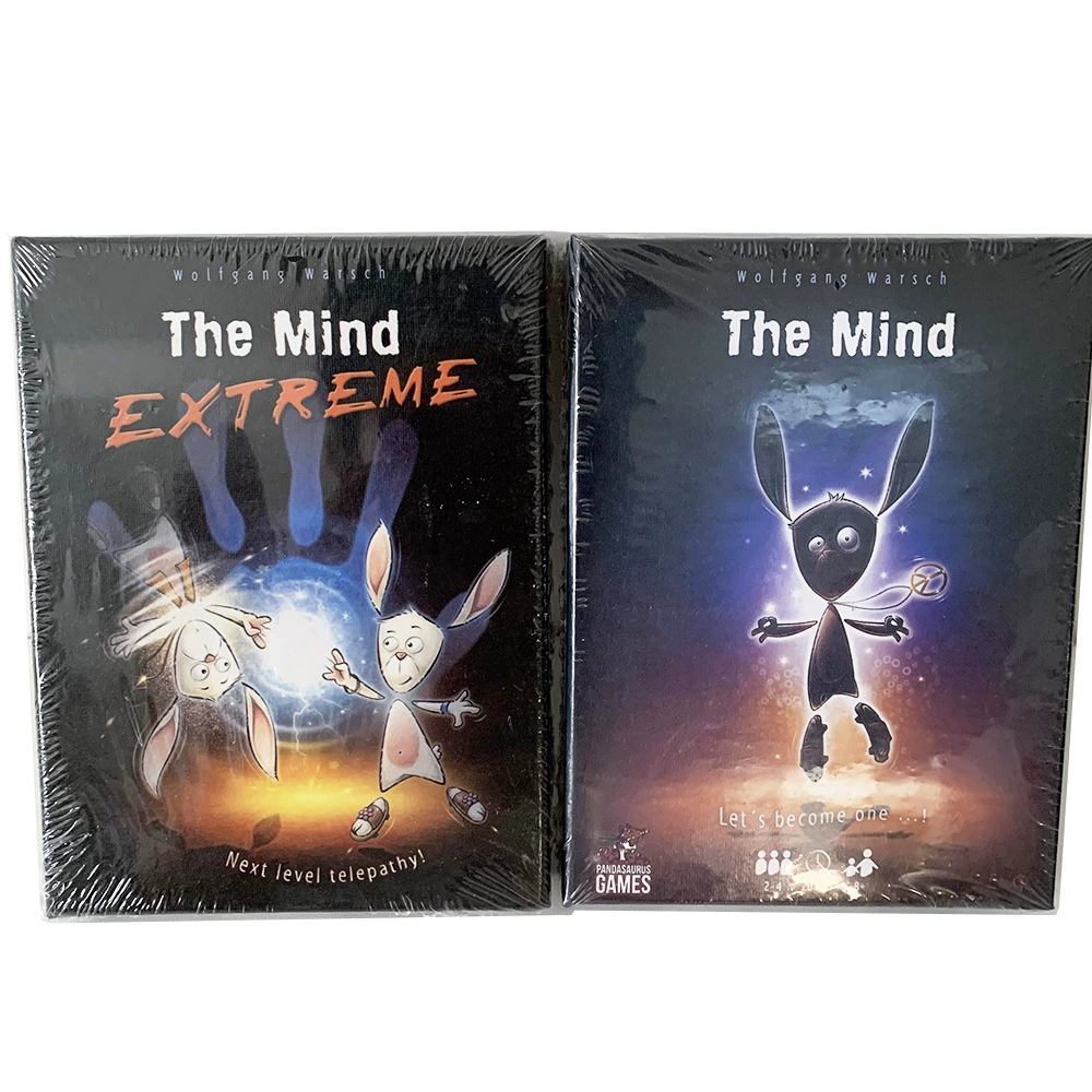 Англоязычная настольная игра The Mind, экстремальная игра для снятия стресса, карты для внимательности