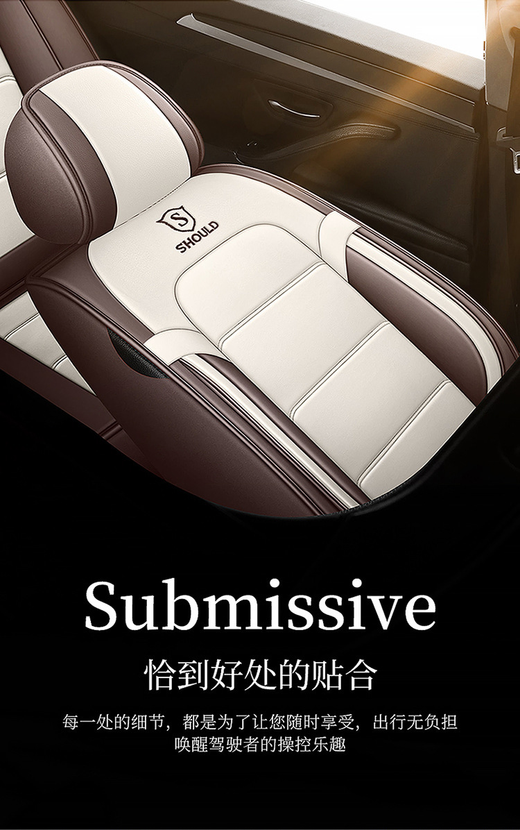 23 new all-inclusive Napa leather Four Seasons universal car seat cushion entity foreign trade export Amazon one-piece delivery