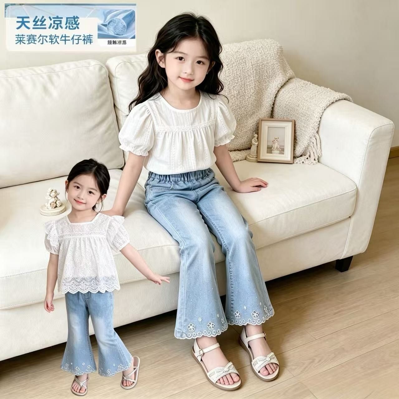 2026 nuevos pantalones de ropa infantil para niñas, pantalones para niños pequeños y medianos, pantalones para bebés pequeños y medianos image 1