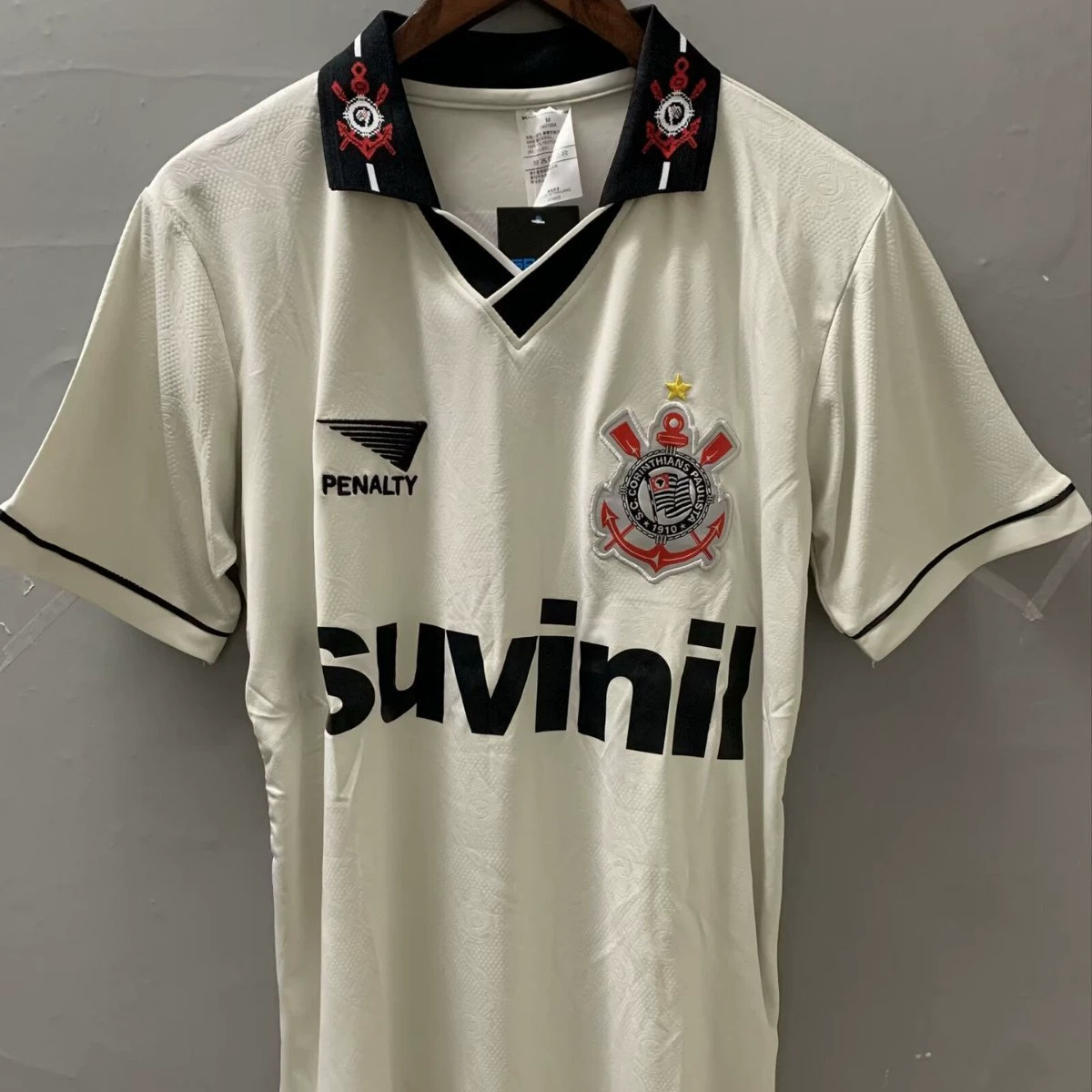 Бразильская лига Атлетико Сантос Фламенго Майна Палмейрас Ретр Short Sleeve Jersey