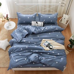 Dormitory Student Duvet Cover Single Double 1.5/1.8/2.0 Bed Brushed Single Piece Single Purchase Foreign Trade Factory Amazon