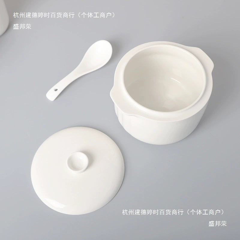 Горшок для воды с двойными ушами для дома объемом cook с крышкой, электрический горшок для тушения, керамический вкладыш, куриный гнездовой суп Шахсиан у́хо керамический горшок