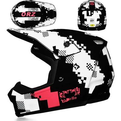 Safety Helmet for Men and | Motosiklet kaskı (dəbilqə) - white-mosaic-s