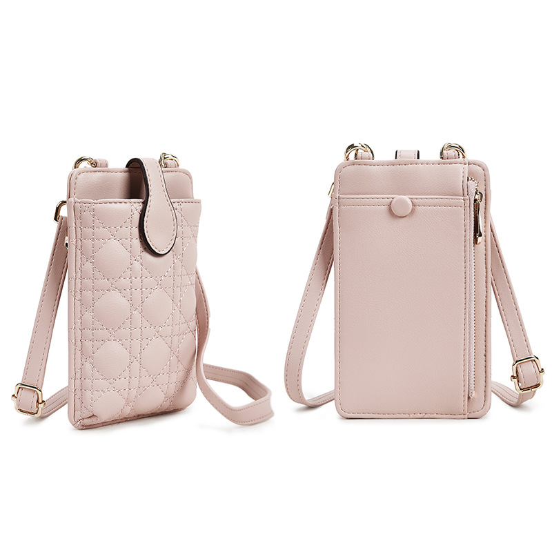 Mini bolso pequeño 2024 verano nuevo universal portátil Japón y Corea del Sur hilo bordado mujer mensajero cuello colgante bolso monedero