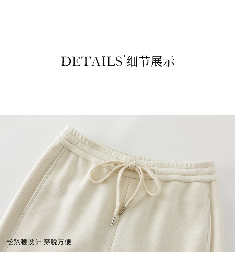 Quần ống rộng nữ cạp cao dáng suông chất Tencel Modal len lót lông cừu — màu tím chi tiết 24