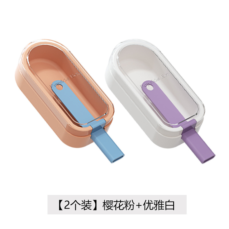 Molde de helado hecho en casa de verano fácil de desmoldear con cubierta molde de silicona de grado alimenticio molde de barra de queso casero