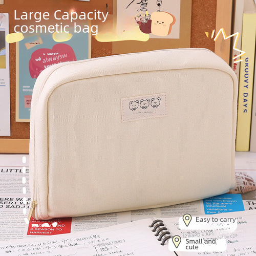 Pen bag with an Instagram style, niche, highly spacious, high-end, minimalist design stationery box for primary school students, good quality, large capacity, wholesale