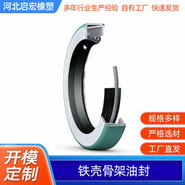 批发工程机械液压密封圈 DKB活塞杆防尘缓冲螺纹 铁壳防尘油封