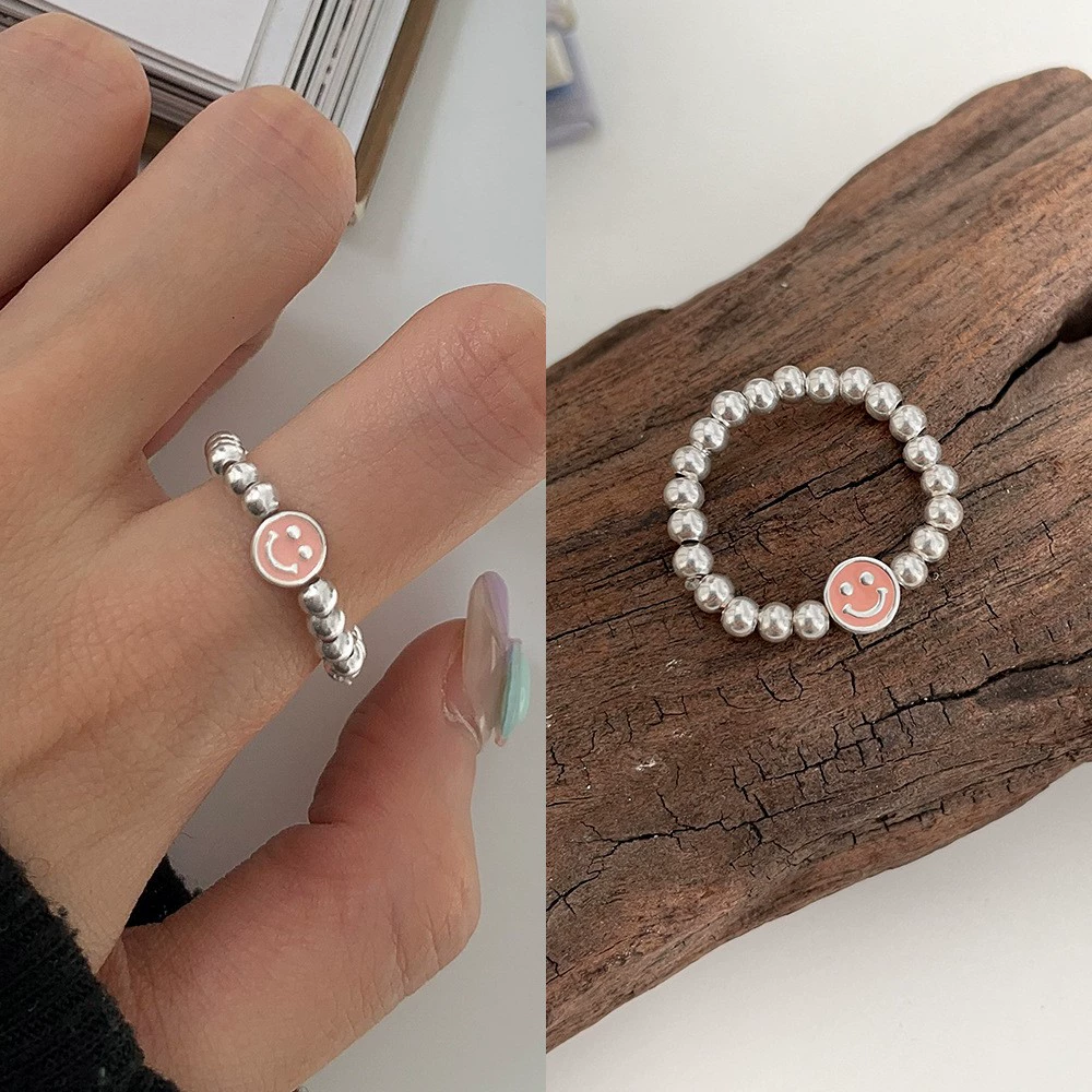 Органический браслет из жемчуга, маленький дизайн модное универсальное эластичное крепление, корейский стиль, на указательном пальце