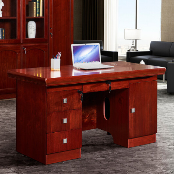 Simple modern boss desk desk veneer manager desk home desk 1.2/1.4/1.6 meters
