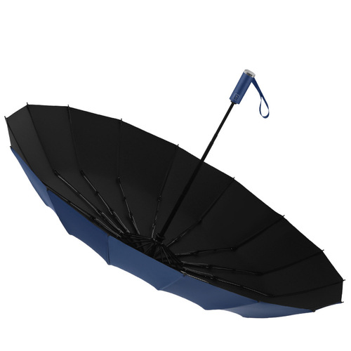 Xiaomi 16-bone black plastic fully automatic sunshade umbrella, sun protection and UV protection for men, business sun umbrella, wholesale and customization