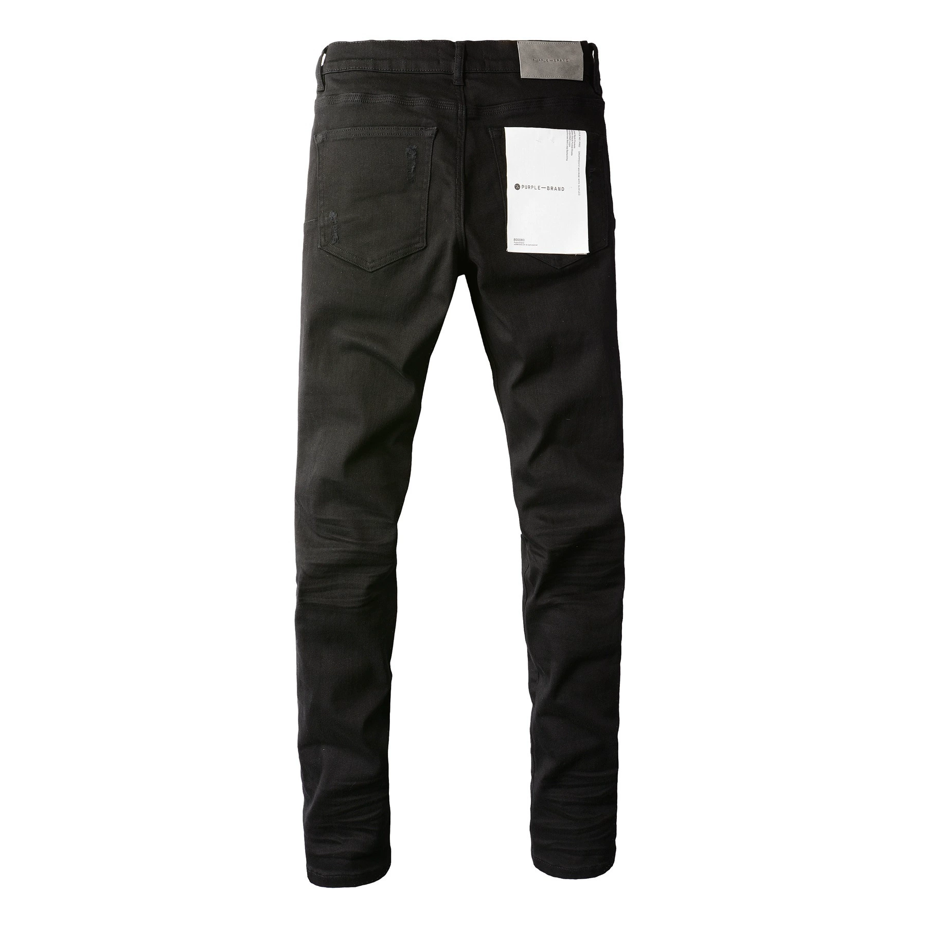 Foreign trade cross-border European and American trendy brands PURPLE BRAND hiphop slim-fitting ripped old jeans