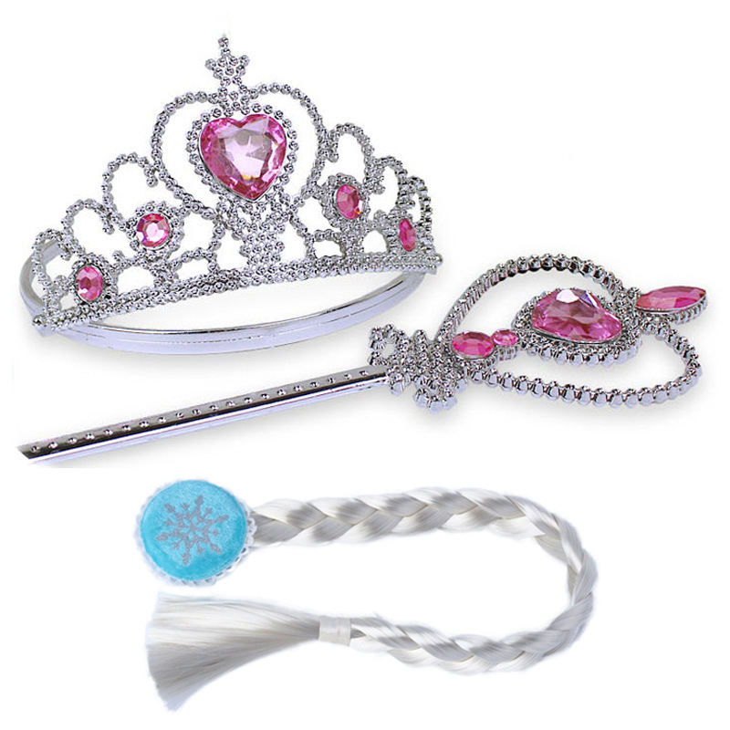 Fuchsia magic wand with pigtail, set, 3 piece set