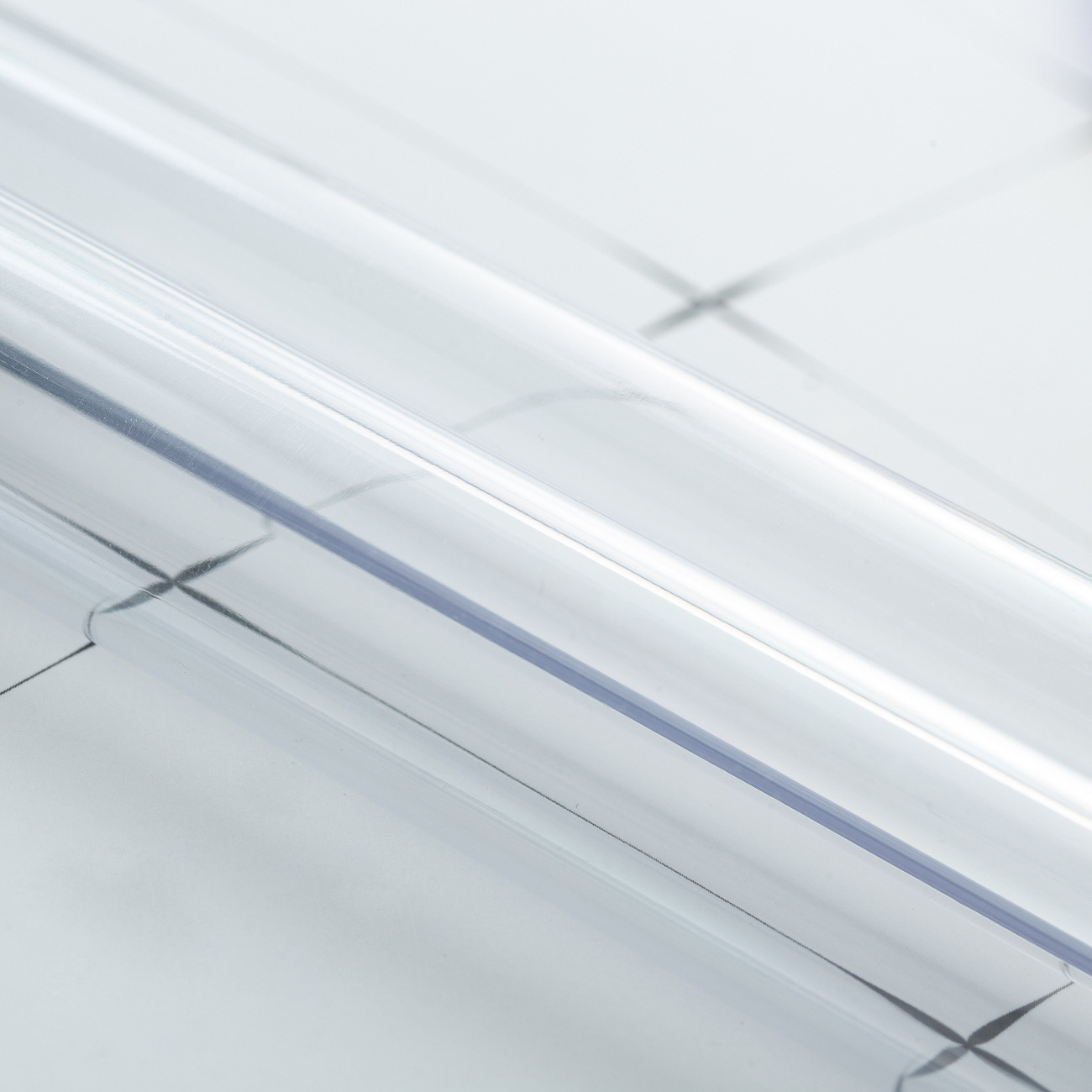 Caja de bolígrafo de plástico en stock Caja de papelería Caja de regalo de cristal cilindro Caja de bolígrafo transparente puede imprimir logotipo Fabricante al por mayor