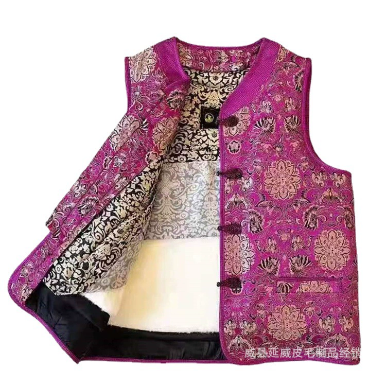 Оптовая Продажа с фабрики, новый меховой интегрированный женский съемный жилет, зимний теплый холодостойкий жилет из овчины партии